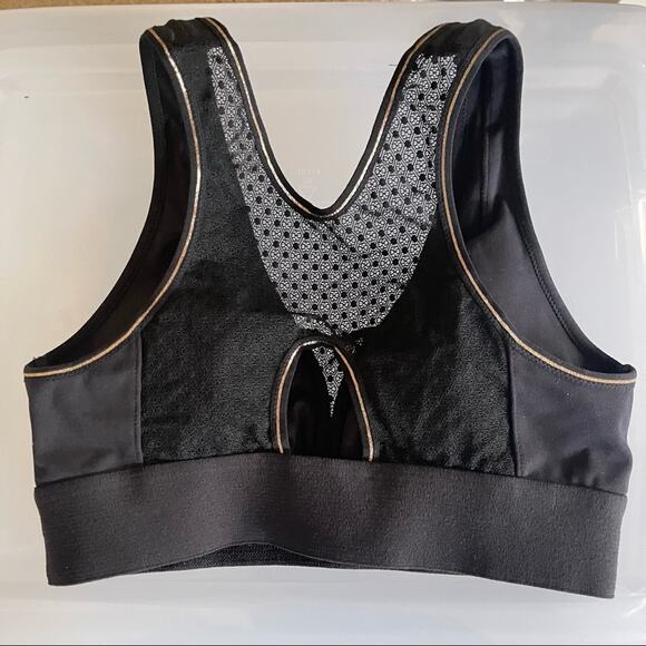 Simone Perele Women's Harmony Medium Impact Wireless Sports Bra Size Small Black - Picture 4 of 9